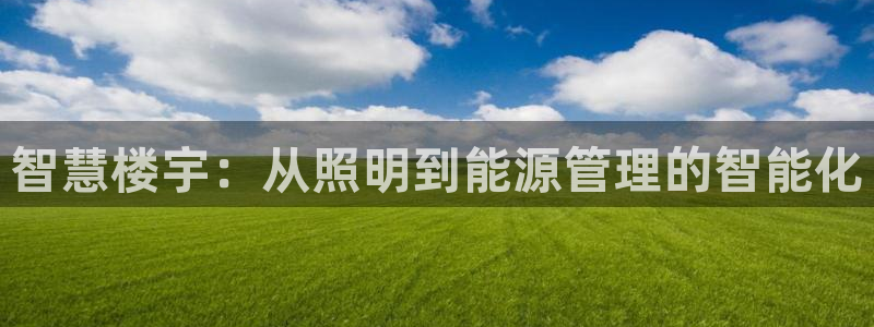 云顶国际logo：智慧楼宇：从照明到能源